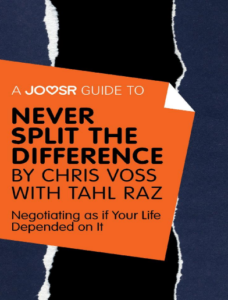 Never Split The Difference Book PDF Free Download