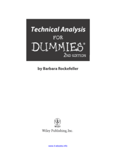 Technical Analysis For Dummies Book PDF Free Download