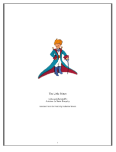 The Little Prince Book PDF Free Download