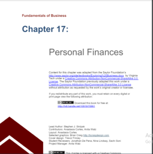 personal finance pdf free download